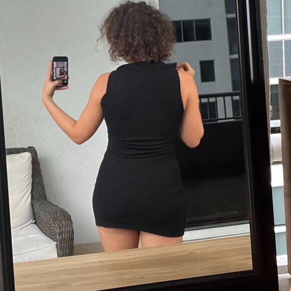 All Saints Black Mini Dress - Picture 4 of 6